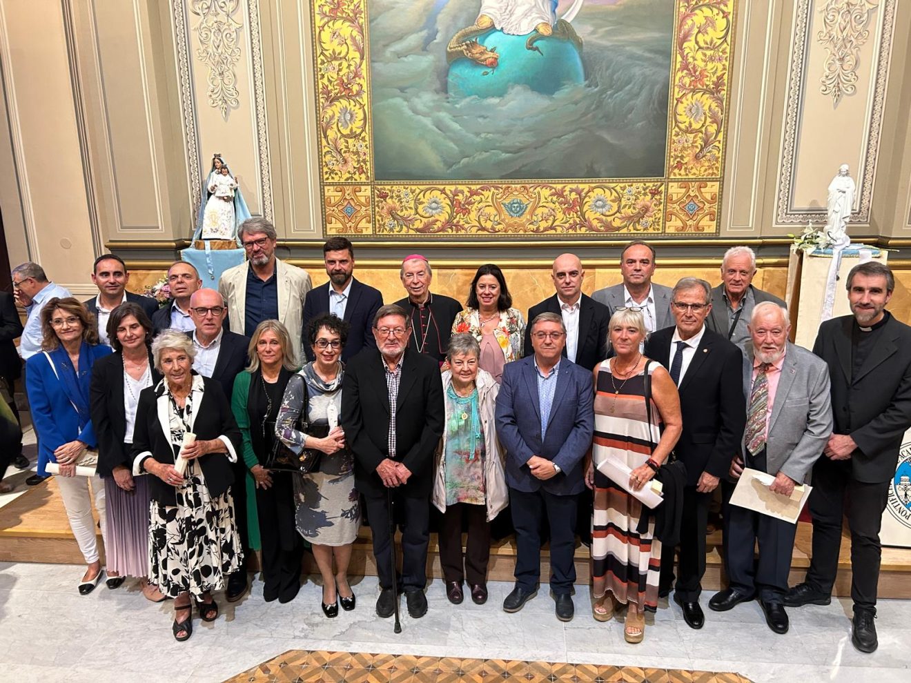 CELEBRACIÓ DE LA FESTA DE VERGE BLANCA DE L’ACADÈMIA I CERTAMEN DEDICAT A LA MARE DE DÉU DE MONTALBÀ, DE PREIXANA