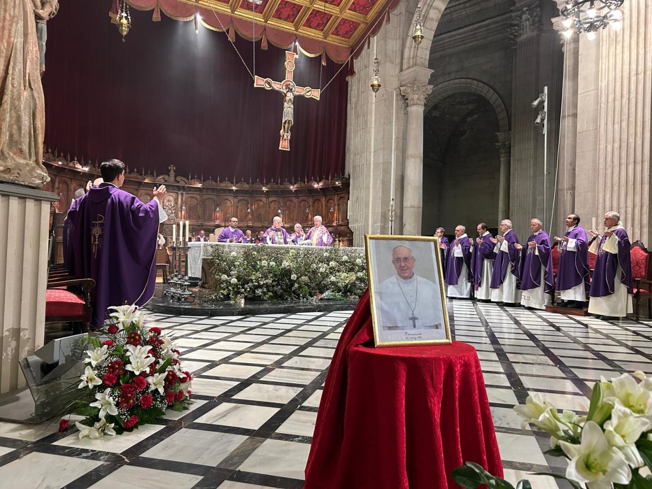 LLEIDA DIU ADEU AL PAPA FRANCESC AMB UNA MISSA SOLEMNE A LA CATEDRAL