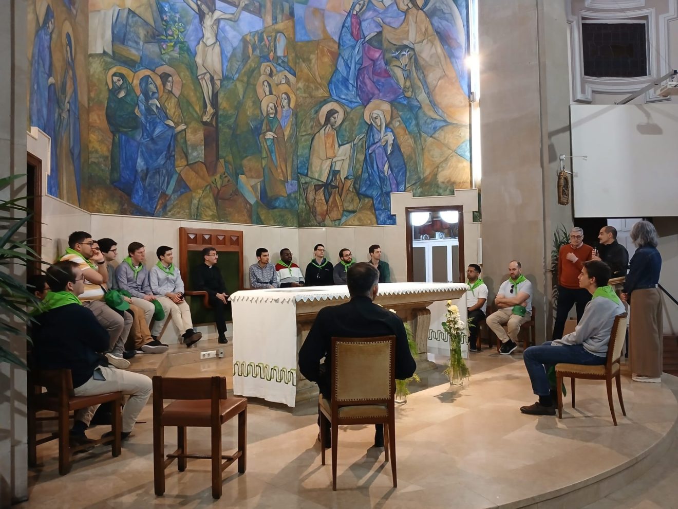 SEMINARISTES DE CATALUNYA VISITEN LLEIDA
