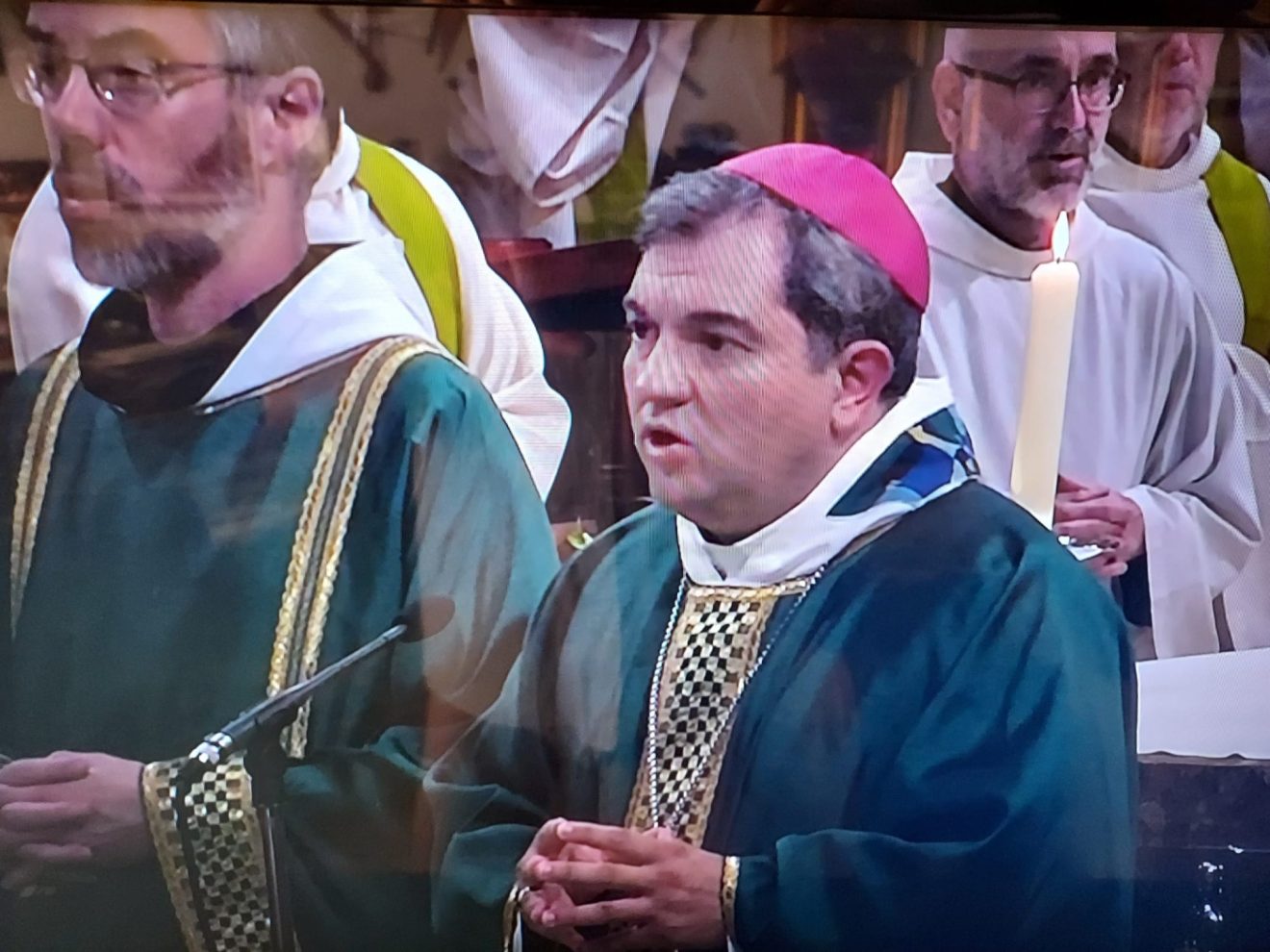 EL BISBE DANIEL PRESIDEIX LA MISSA CONVENTUAL DE MONTSERRAT