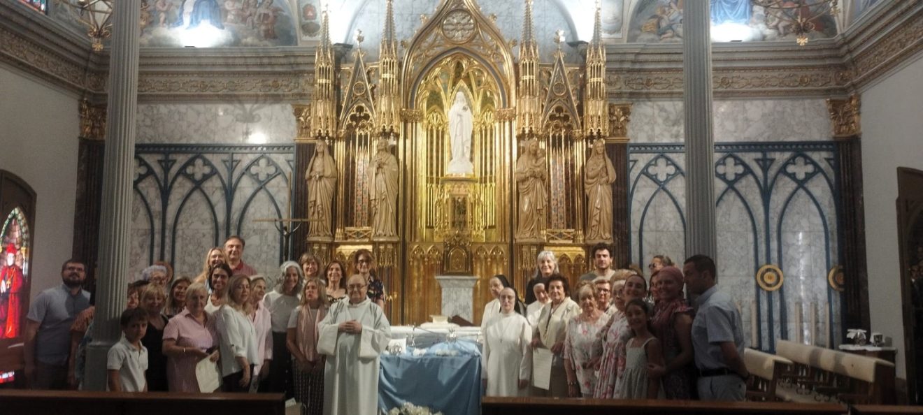VENERACIÓ DELS TRES CORS IMMACULATS A L’ORATORI DE LA VERGE BLANCA