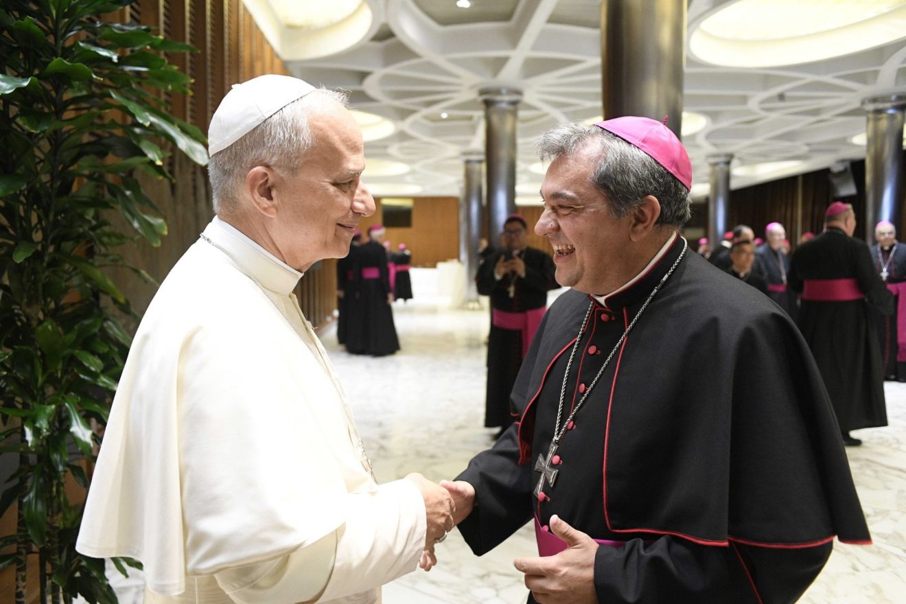 EL PAPA REP AL BISBE DANIEL EN AUDIÈNCIA AL VATICÀ